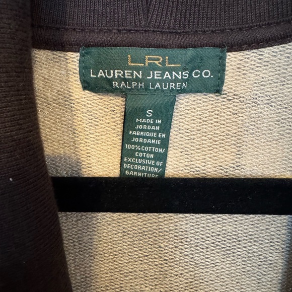 Ralph Lauren Brown Patterned Long Sleeve Dress - Picture 3 of 3